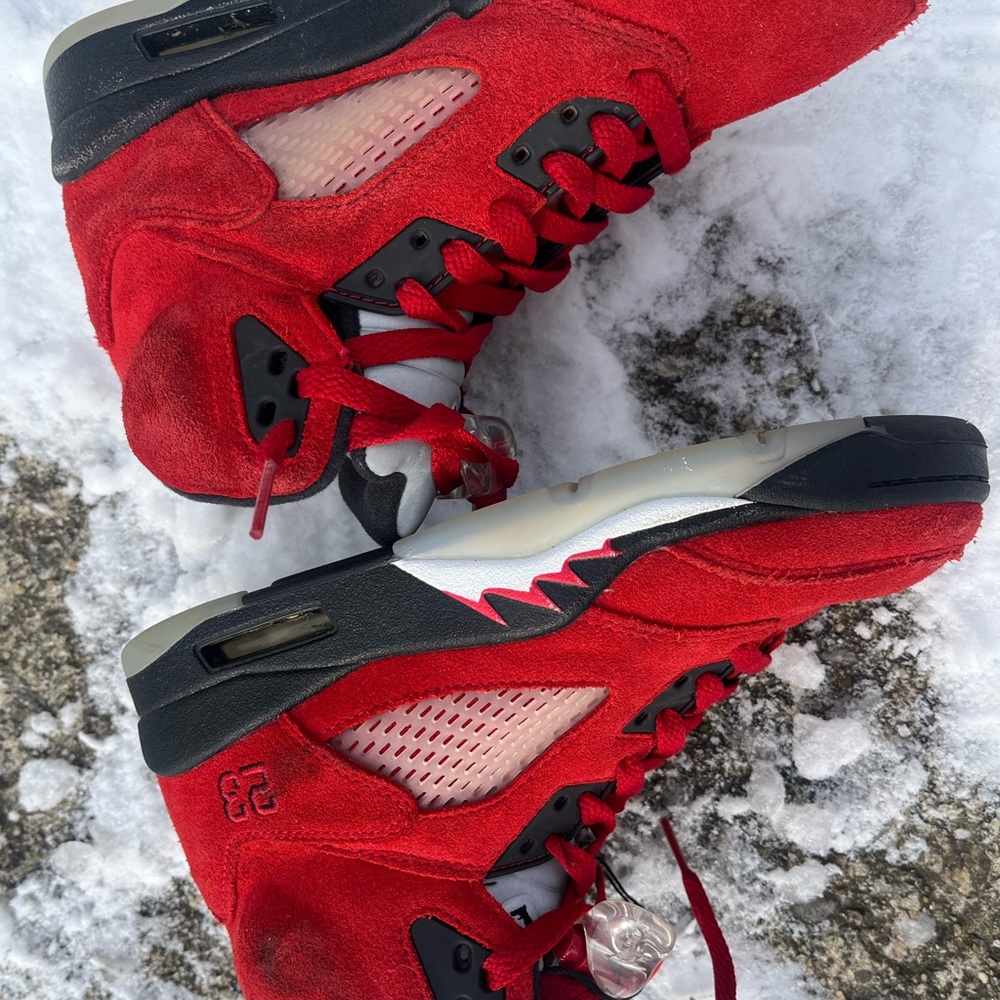 Jordan Kids Sneakers Red and Black